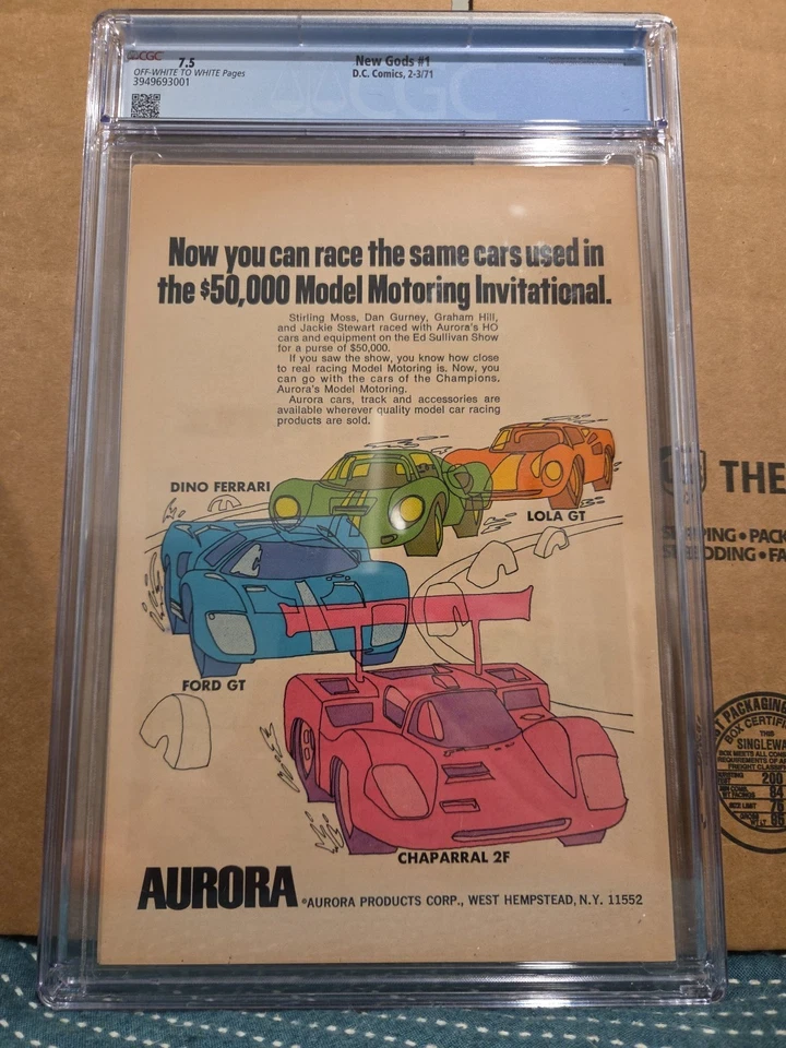 New Gods #1 (1971) CGC 7.5  1st Orion, Lightray, Metron & High Father! - Image 2 of 2