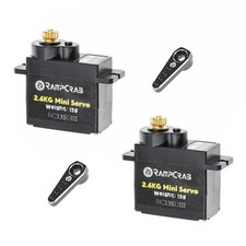 Steering Servo with Servo Horn for AX24 SCX24 RC Car, Upgrade Parts for Axial...