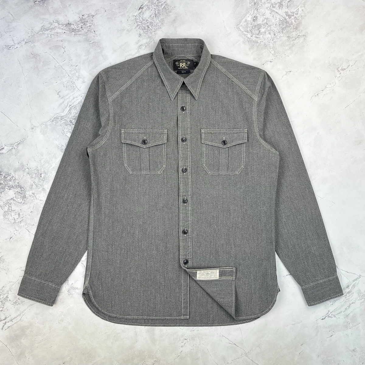 RRL Workwear Casual Button-Down Shirts for Men for sale | eBay