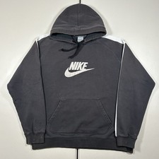 Vintage y2k Nike Striped Hoodie Sweatshirt Mens Size XL Streetwear Skater Grunge