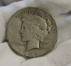 1924 S US Peace Silver Dollar $1 VG (Cleaned)