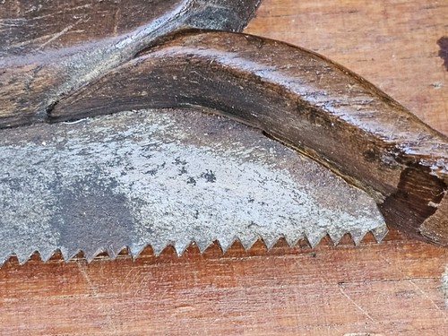 Sierra de mano superior vintage de 22". 8TPI - Imagen 8 de 21