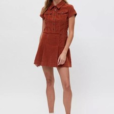 Urban-outfitters Women's Orange and Red Dress