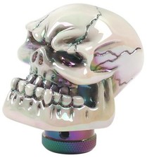 Skull Shift Knob, Custom Premium Shifter Handle, Compatible with Most White