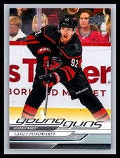 2024-25 Upper Deck #472 Vasily Ponomarev YOUNG GUNS Rookie Card RC Hurricanes