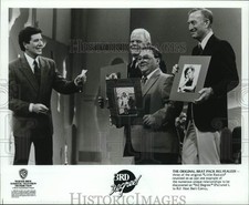 1989 Press Photo "Little Rascals" Cast Members & Bert Convy on "3rd Degree!"
