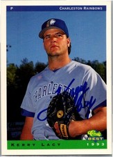 1993 -Kerry Lacy- Classic Best Autograph/Signed/Auto Baseball Card #9 Red Sox