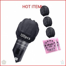 120pcs 60 pairs Mic Covers Disposable Non-Woven, Individually Wrapped Mic Cove