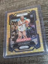 2024 Panini Prizm Monopoly WNBA - Jaelyn Brown #15 Millionaire Gold Mojo...