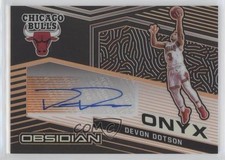 2020-21 Panini Obsidian Onyx Electric Etch Orange 14/50 Devon Dotson Auto 0l8y