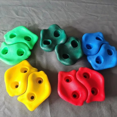 #ad Kids Rock Climbing Wall Holds Set Plastic Grip Stones Indoor Outdoor 10PCS $27.99
