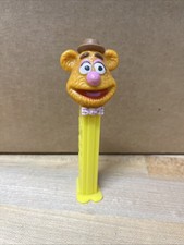 Pez Singles- Muppets- Fozzie Bear on Neon Yellow Stem. Box 217