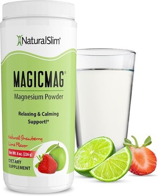 Naturalslim Magicmag Citrato De Magnesio Puro En Polvo Estres, Estrenimiento,..