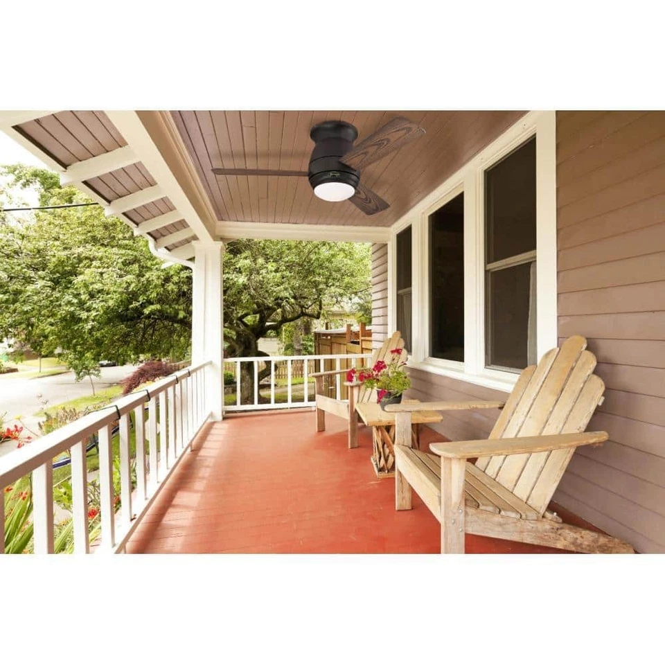 Westinghouse Halley 44 in. LED Indoor/Outdoor Bronze Ceiling Fan w/ Remote - Image 2 of 4