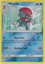 weavile pokemon card price Pokmon TCG: Mega EvolutionPhantasmal Flames Triple Pack (1 Foil Promo & 3 Booster Packs) : Toys & Games [Darkness][Darkness][Colorless] Slashing Claw 110. M Weavile EX pokemon card