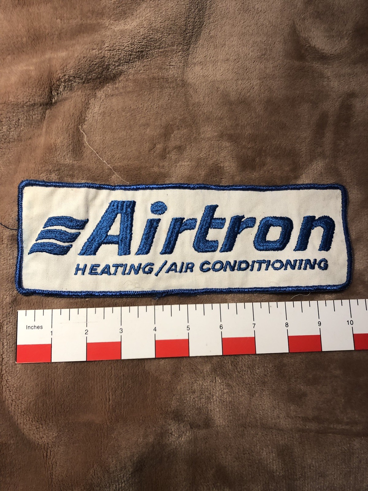 Vintage AIRTRON HEATING u0026amp; AIR CONDITIONING Large Advertising Patch 91W3  | eBay