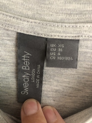 Sweaty Betty Grey Marl Tori Drawstring Top Size XS - Boxy RRP £55 Fab Condition - Picture 4 of 6