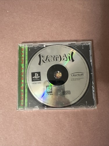 Jaquette Avant Rayman - Sony PS1 - 100% Originale - Black Label - PAL