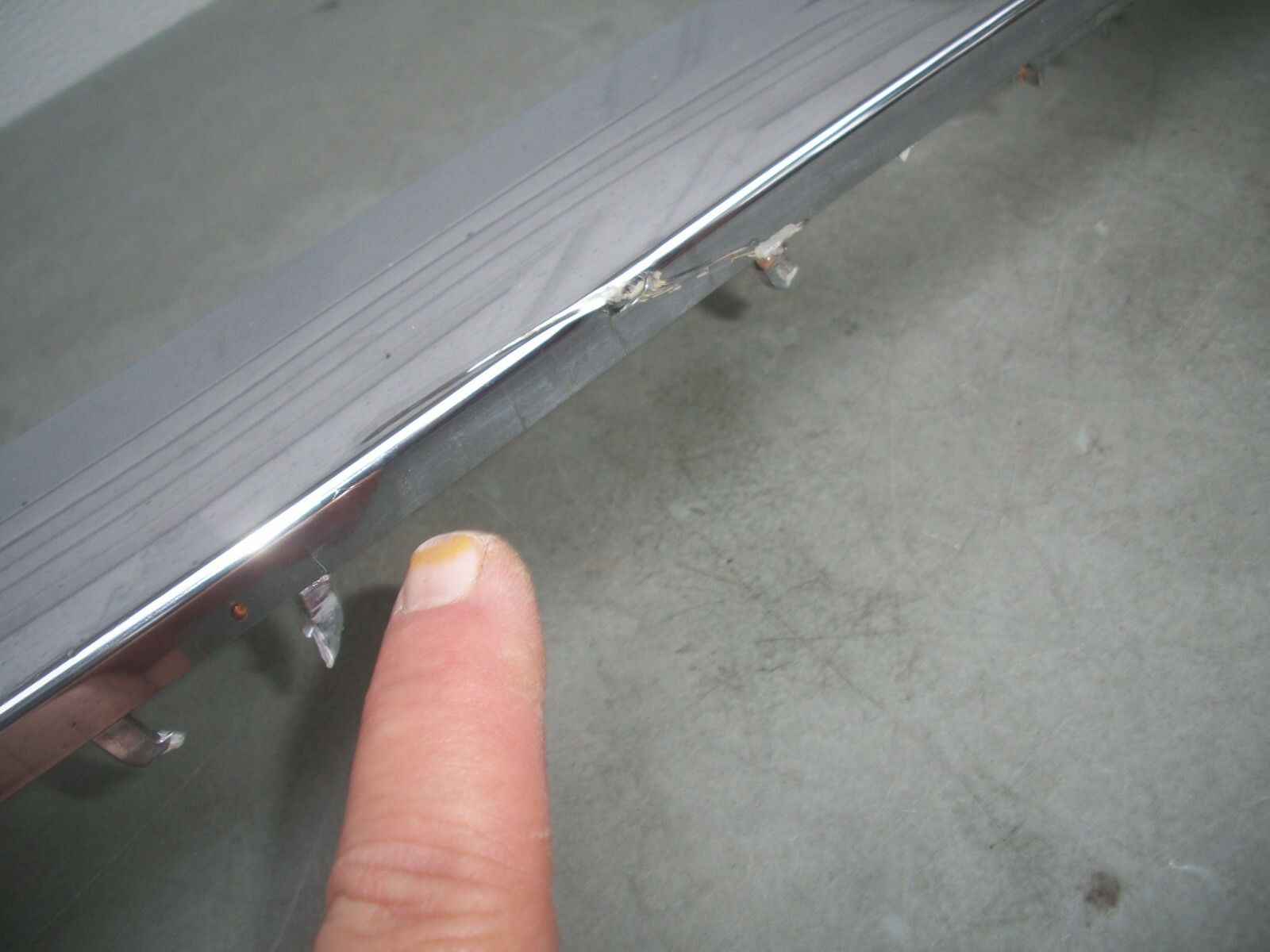 MERCEDES Mercedes-Benz OEM 13-15 Gl550 Rear Bumper-upper Molding 