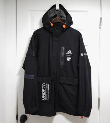 Adidas x Undefeated Undftd Consortium GTX Gore-Tex Black Jacket 