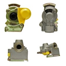 Kupplungskopf gelb mit Ventil Traktor Druckluftbremse Zugmaschine 🚜 M22x1,5