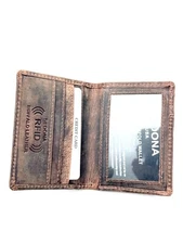 SEDONA® MINIMALIST CARD CASE WITH 2 ID WINDOWS, RFID PROTECTED