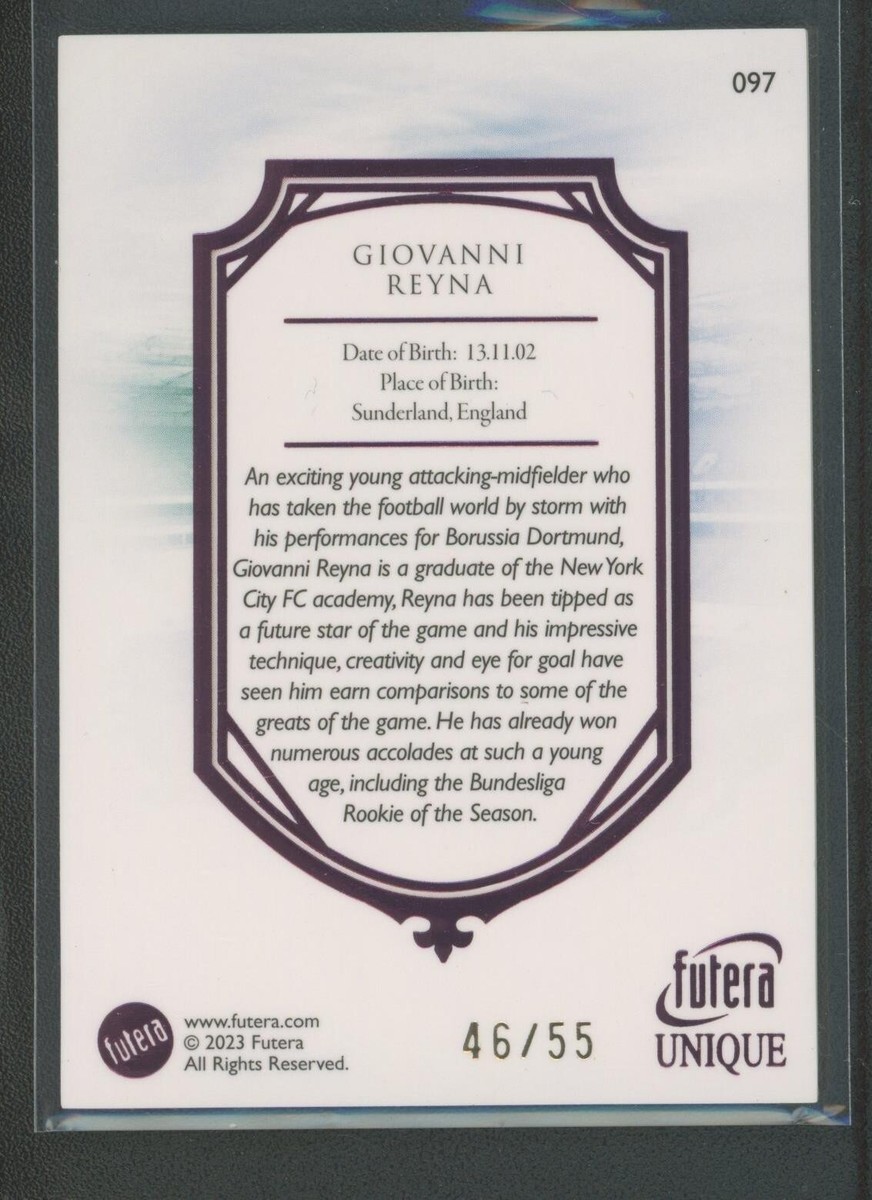 2023 Futera Unique World Football - Next Giovanni Reyna #097