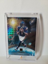 Justin Fields 2021 Clearly Donruss Out Of This World Rookie Card Bears Nice!