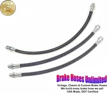 BRAKE HOSE SET Dodge Truck A100, 1/2 Ton, 1964 1965