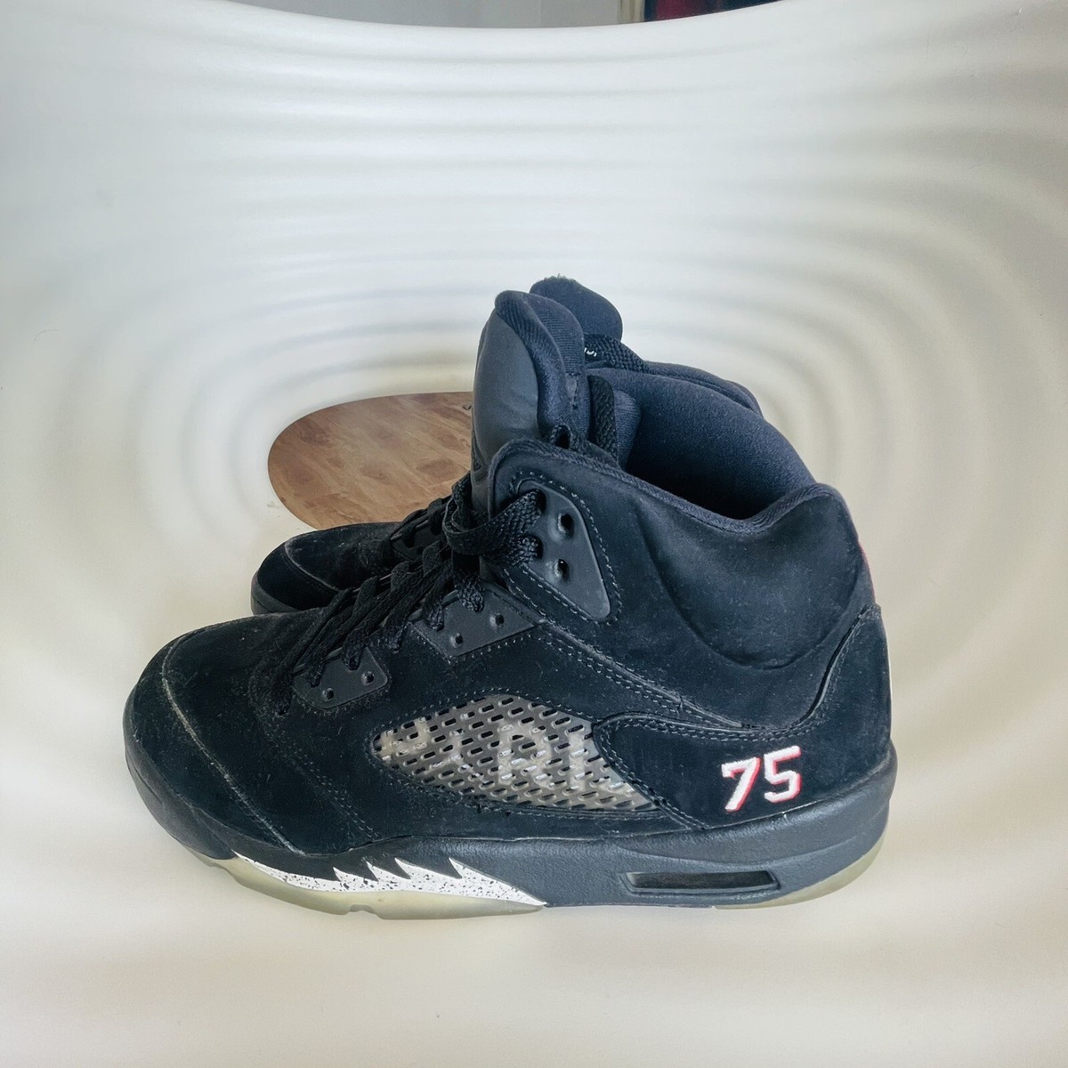 Nike Air jordan 5 Retro Paris Saint-Germain 2018 Av9175-001 Black 