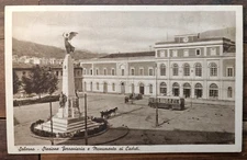 1939 SALERNO in STATION with TRAM LEAVING-67560