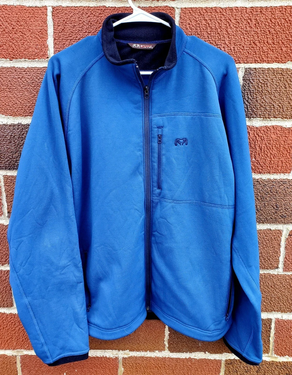Veste homme kuiu taille L zipp e compl te chasse en plein air randonn e bleu