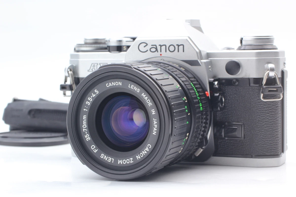 Exc+5 w/Strap] Canon AE-1 Film Camera + New FD 35-70mm f3.5-4.5