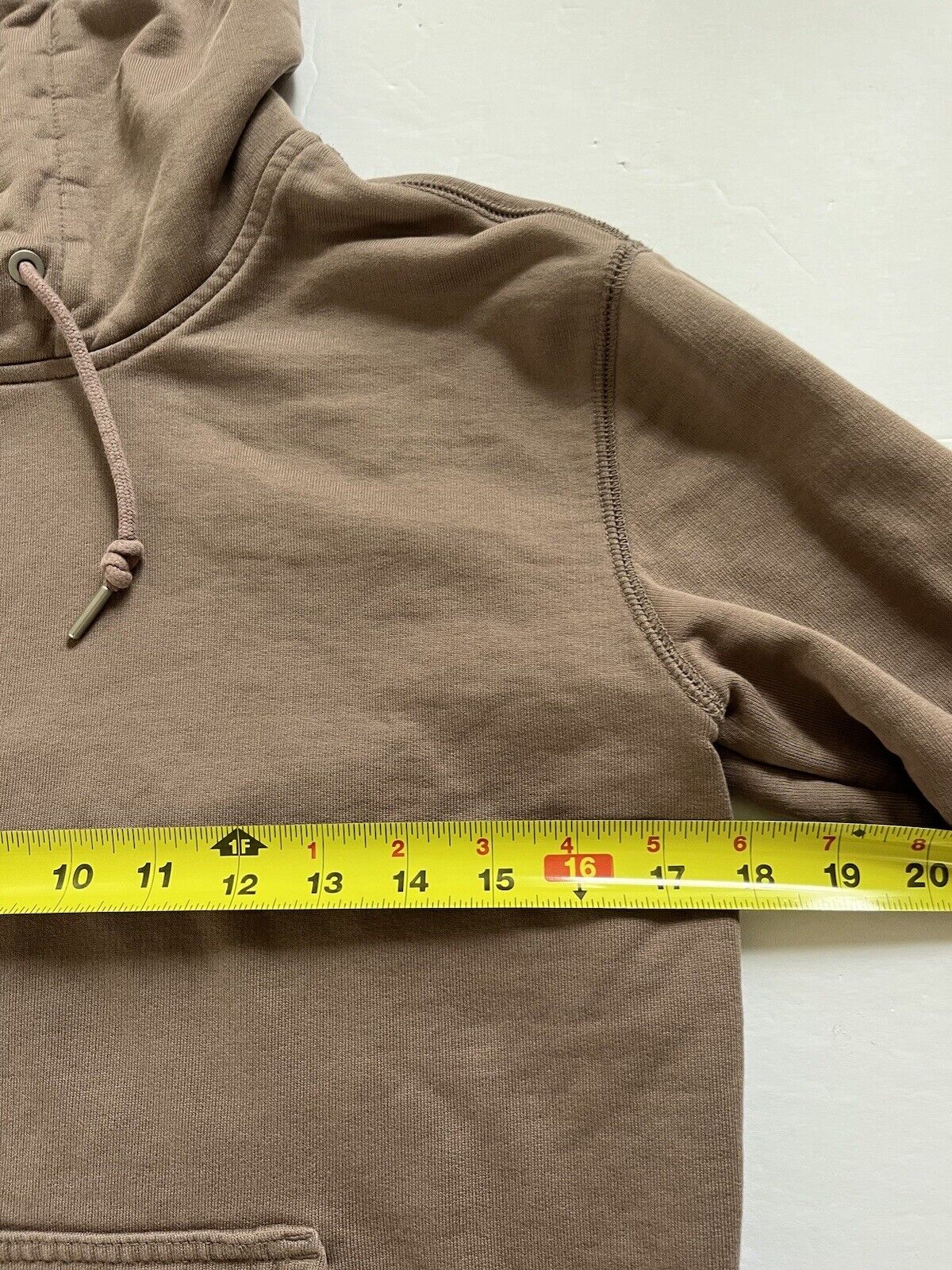 Everlane Uniform Hooded Sweatshirt Size XS Brown - image 6