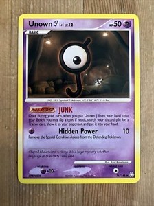 Pokémon TCG Unown J Legends Awakened 76/146 Regular Uncommon VLP