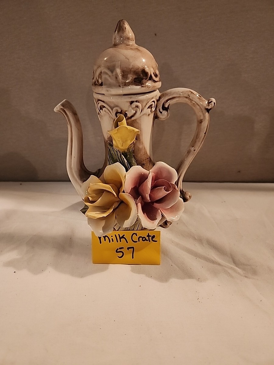 R，CAPODIMONTE  ITALY ポット R，CAPODIMONTE ITALY ポット 【公式通販】 置物