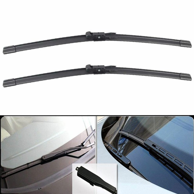 For Audi Q7 Front Windshield Wiper Blades set of 2 Factory fit 2007