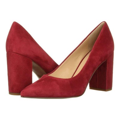 Palma Scarlet Suede Franco Sarto Pumps 