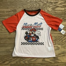 Mario Kart Shirt Boys Top 12 Nintendo New Pajama Tags Fast Shipping