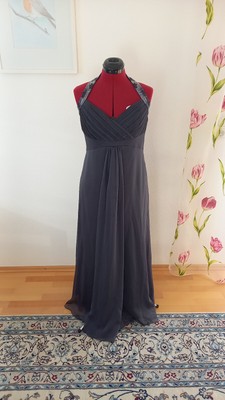 Tolles Abendkleid, Gr. 40 Grau von VERA MONT