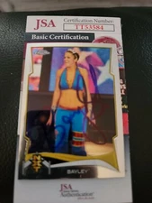 2014 Topps WWE TOPPS CHROME NXT Bayley RC AUTOGRAPH JSA 
