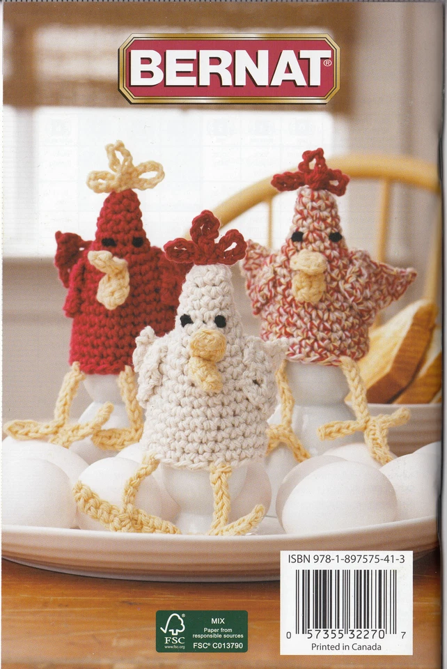 Bernat Crochet Pattern Book, Country Kitchen, Baskets, Cozies Aprons etc. - Image 2 of 2