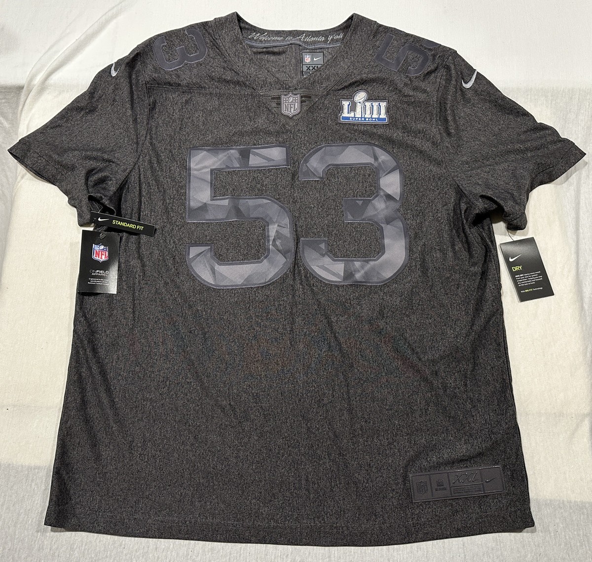 Nike Men's Super Bowl 53 Limited Football Jersey New England