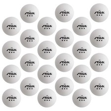 Tournament 3-Star Ping Pong Balls 40MM White 24 Pack Official Size Bulk Set