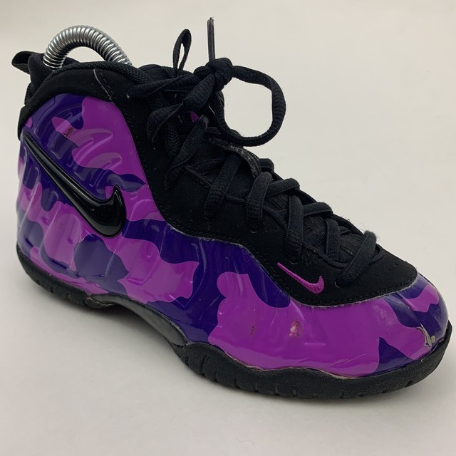 nike little posite purple camo