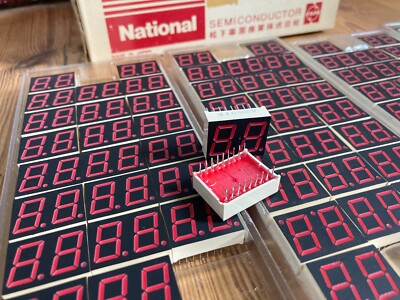 LN5261RA rote 7-Segment-LED-Anzeige 0.6inch 2digit National - 100*x Pcs. Stk.