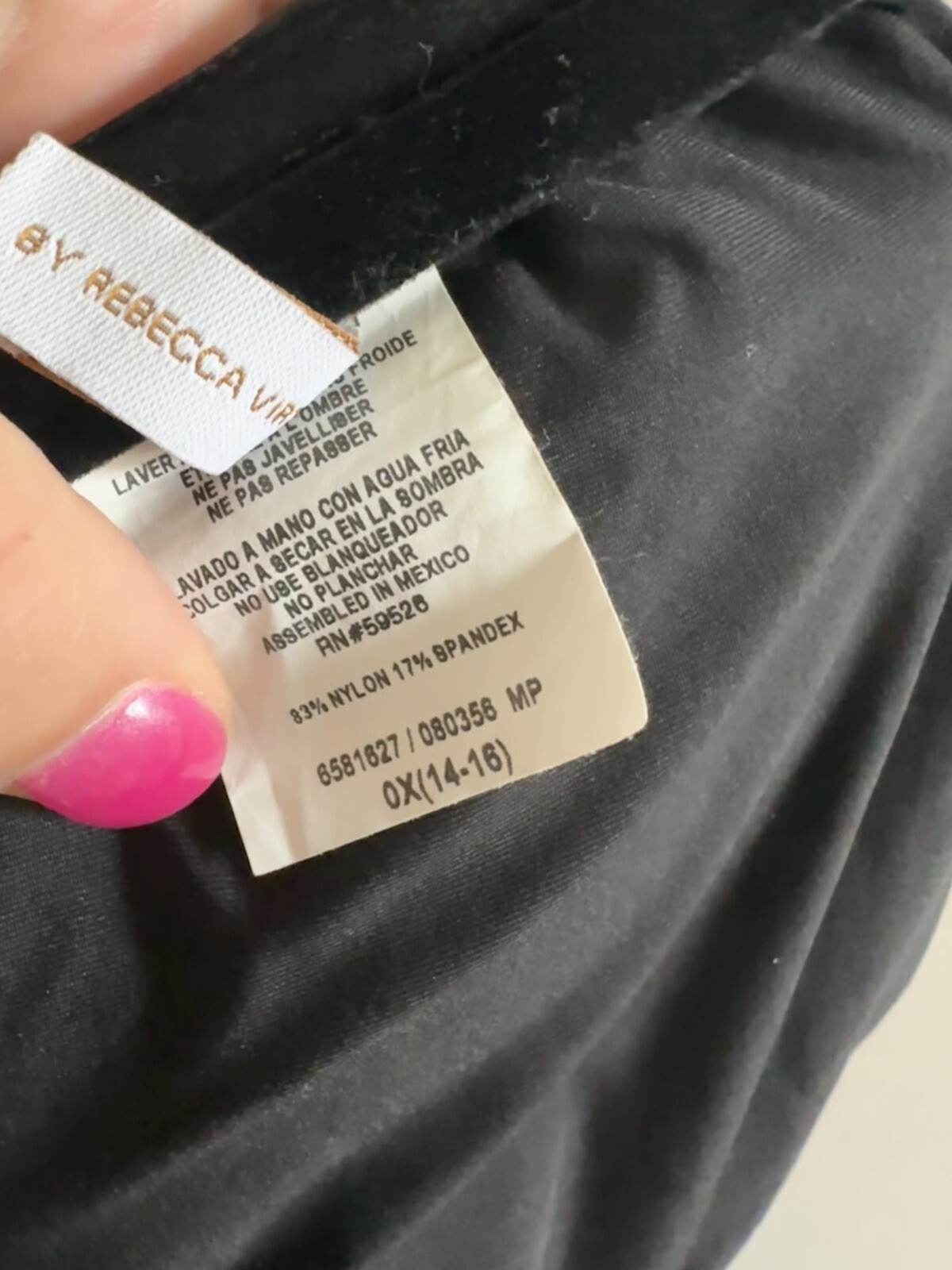 Becca Black Etc Plus Size Color Code Double Strap… - image 11