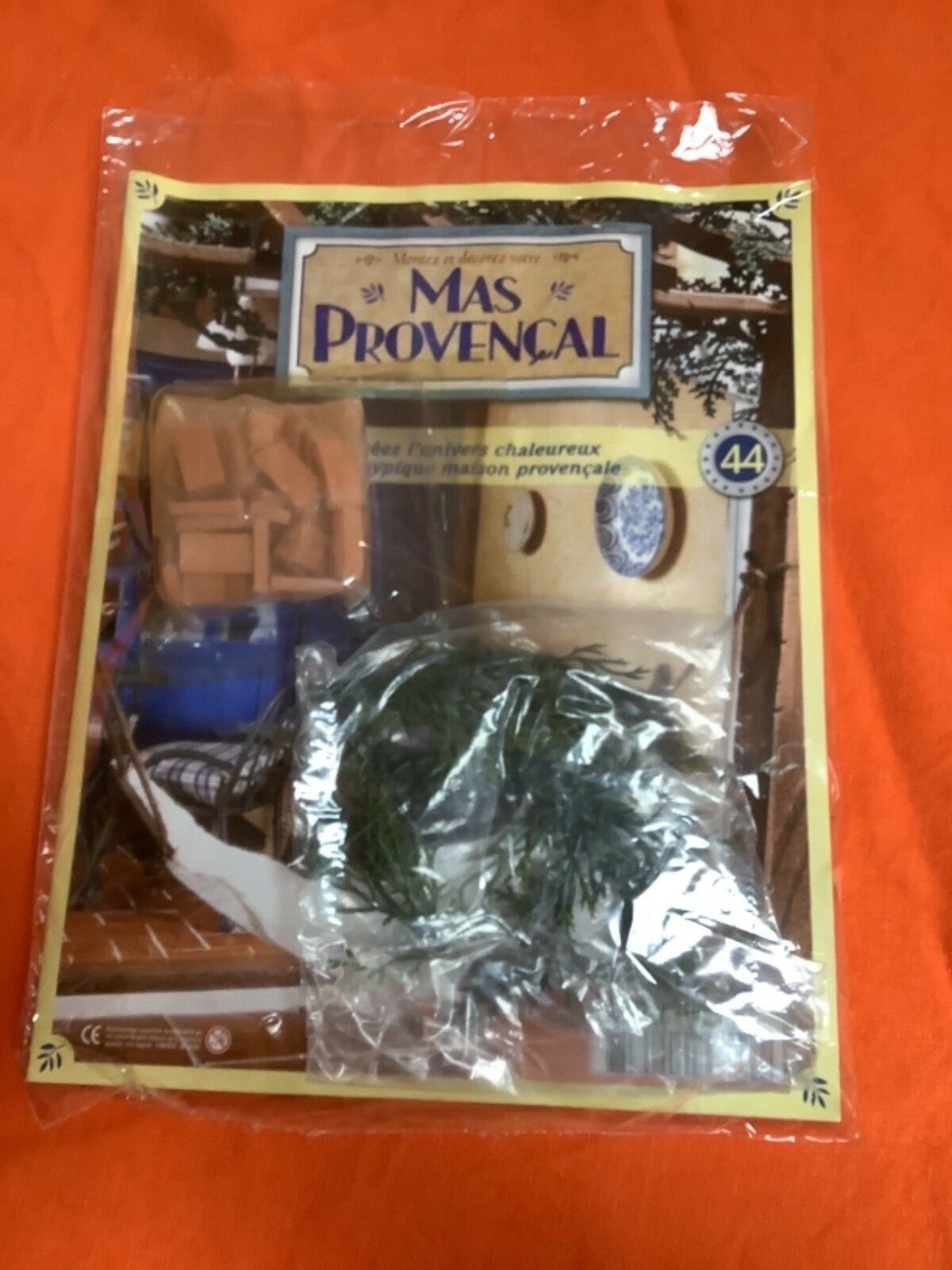 Maquette Altaya Le Mas Provençal N°44 accessoires briques et feuillage maison de poupées 1/12