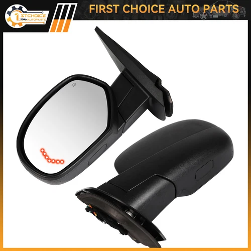 Power Heated Towing Mirrors for 07-13 Chevy Silverado GMC Sierra Turn Signal