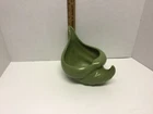 Vintage Hull USA Pottery Cornucopia Green Planter Vase F479
